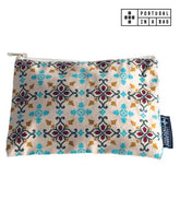 Purse Zippered Multipurpose | Tiles (Red)